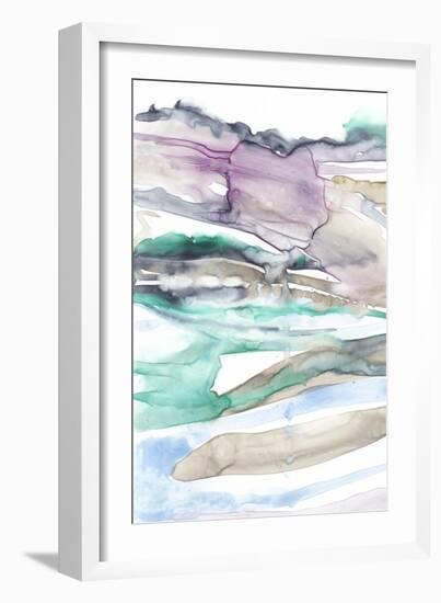 Geode Layers I-Jennifer Goldberger-Framed Art Print