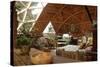Geodesic Dome House Designed by Cathedralite Domes for Dr Charles Bingham, Fresno, CA, 1972-John Dominis-Stretched Canvas