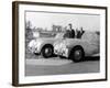 Geoff Healey (On the Lef), and Donald Healey, Late 1940S-null-Framed Photographic Print