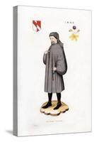 Geoffrey Chaucer, 1402-Henry Shaw-Stretched Canvas