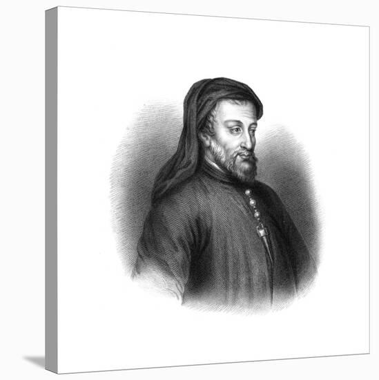 Geoffrey Chaucer, 14th Century English Author, Poet, Philosopher, Bureaucrat, and Diplomat-S Freeman-Stretched Canvas