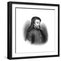 Geoffrey Chaucer, 14th Century English Author, Poet, Philosopher, Bureaucrat, and Diplomat-S Freeman-Framed Giclee Print