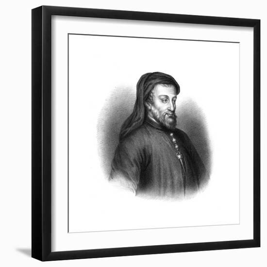 Geoffrey Chaucer, 14th Century English Author, Poet, Philosopher, Bureaucrat, and Diplomat-S Freeman-Framed Giclee Print