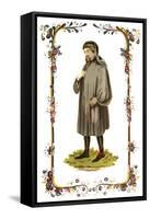 Geoffrey Chaucer, 14th Century English Author, Poet, Philosopher, Bureaucrat, and Diplomat-null-Framed Stretched Canvas