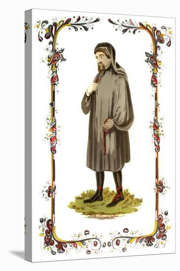 Geoffrey Chaucer, 14th Century English Author, Poet, Philosopher, Bureaucrat, and Diplomat-null-Stretched Canvas