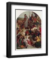 Geoffrey Chaucer at the Court of King Edward III of England-Ford Madox Brown-Framed Premium Giclee Print