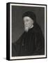 Geoffrey Chaucer English Poet Writer of the Canterbury Tales-J. Thomson-Framed Stretched Canvas