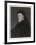 Geoffrey Chaucer English Poet Writer of the Canterbury Tales-J. Thomson-Framed Art Print