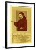 Geoffrey Chaucer, Father of English Literature-Science Source-Framed Giclee Print