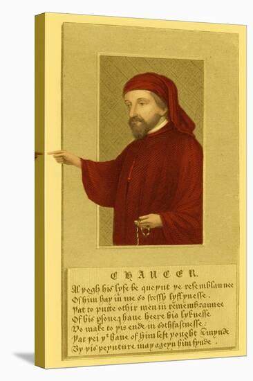 Geoffrey Chaucer, Father of English Literature-Science Source-Stretched Canvas