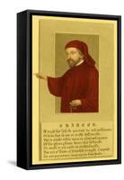 Geoffrey Chaucer, Father of English Literature-Science Source-Framed Stretched Canvas