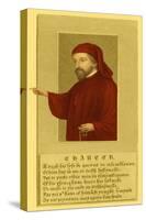 Geoffrey Chaucer, Father of English Literature-Science Source-Stretched Canvas