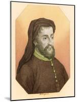 Geoffrey Chaucer, Father of English Literature-Science Source-Mounted Giclee Print