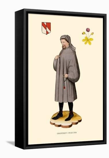 Geoffrey Chaucer-H. Shaw-Framed Stretched Canvas