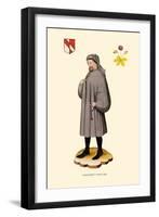 Geoffrey Chaucer-H. Shaw-Framed Art Print