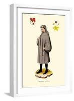 Geoffrey Chaucer-H. Shaw-Framed Art Print