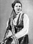 Lithuanian Woman in Traditional Dress, 1936-Geoffrey Portham-Framed Premium Giclee Print