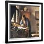 Geographer, 1669-Johannes Vermeer-Framed Giclee Print