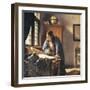 Geographer, 1669-Johannes Vermeer-Framed Premium Giclee Print