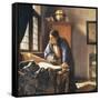 Geographer, 1669-Johannes Vermeer-Framed Stretched Canvas