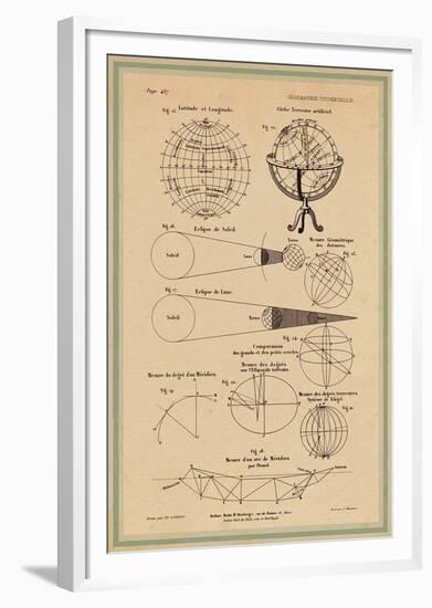 Geographie Universelle-The Vintage Collection-Framed Giclee Print