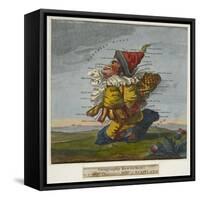 Geography Bewitched!, A Droll Caricature Map of Scotland, ca. 1795-Robert Dighton-Framed Stretched Canvas