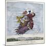 Geography Bewitched!, Droll Caricature Map of Ireland, ca.1796-null-Mounted Giclee Print