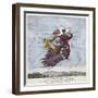 Geography Bewitched!, Droll Caricature Map of Ireland, ca.1796-null-Framed Giclee Print