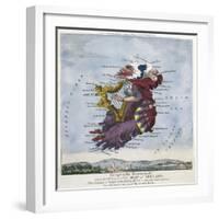 Geography Bewitched!, Droll Caricature Map of Ireland, ca.1796-null-Framed Giclee Print