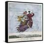 Geography Bewitched!, Droll Caricature Map of Ireland, ca.1796-null-Framed Stretched Canvas