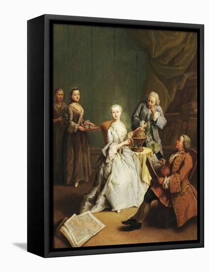 Geography Lesson, 1752-Pietro Longhi-Framed Stretched Canvas