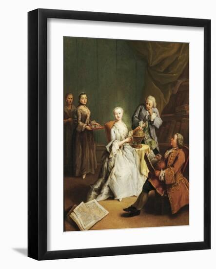 Geography Lesson, 1752-Pietro Longhi-Framed Giclee Print