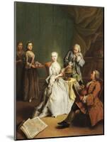 Geography Lesson, 1752-Pietro Longhi-Mounted Giclee Print