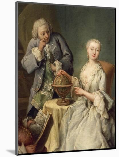 Geography Lesson, 1752-Pietro Longhi-Mounted Giclee Print