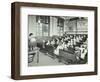 Geography Lesson, Denmark Hill School, Dulwich, London, 1905-null-Framed Photographic Print