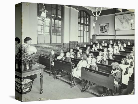 Geography Lesson, Denmark Hill School, Dulwich, London, 1905-null-Stretched Canvas