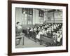 Geography Lesson, Denmark Hill School, Dulwich, London, 1905-null-Framed Photographic Print