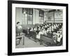 Geography Lesson, Denmark Hill School, Dulwich, London, 1905-null-Framed Photographic Print