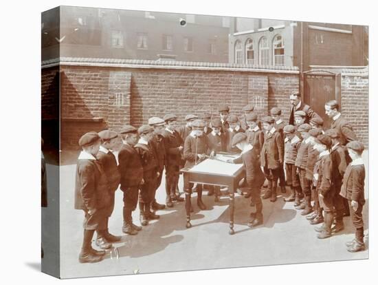 Geography Lesson, Hague Street School, Bethnal Green, London, 1908-null-Stretched Canvas