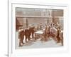 Geography Lesson, Hague Street School, Bethnal Green, London, 1908-null-Framed Photographic Print