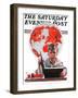 "Geography," Saturday Evening Post Cover, September 29, 1923-Elbert Mcgran Jackson-Framed Giclee Print