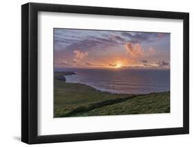 Geokaun Mountain, County Kerry, Munster, Republic of Ireland, Europe-Carsten Krieger-Framed Photographic Print