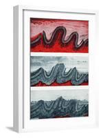 Geologic Crumpling-Science Source-Framed Giclee Print