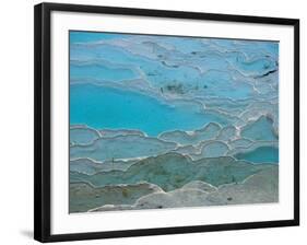 Geological Formations of the Hot Springs, Pammukkale, Turkey-Darrell Gulin-Framed Photographic Print