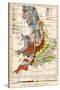 Geological Map of England and Wales-null-Stretched Canvas