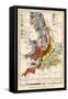 Geological Map of England and Wales-null-Framed Stretched Canvas