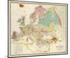 Geological Map of Europe, c.1856-Sir Roderick Impey Murchison-Mounted Art Print