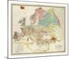 Geological Map of Europe, c.1856-Sir Roderick Impey Murchison-Mounted Art Print