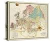 Geological Map of Europe, c.1856-Sir Roderick Impey Murchison-Stretched Canvas