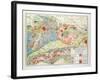 Geological Map of Germany 1899-null-Framed Giclee Print